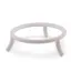 Suport pentru sfera din PLA premium, forma rotunda cu trei picioare, 60mm - alb