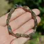 Bratara cuart dendritic oval neregulat 12-14mm