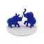 Statueta feng shui Rinocer si Elefant pentru protectie anti-furt si anti-conflicte, 10cm