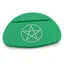 Suport pentru citirea cartilor de tarot cu Pentagrama - verde
