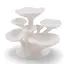 Suport pentru cristale model ciuperca - alb
