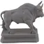 Decoratiune / Statueta pentru zodia Taur, gri - 9,5cm