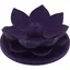 Suport aromaterapie pentru ardere betisoare parfumate, model floare de lotus mov - 2,5cm