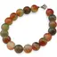 Bratara Agat galben cu verde sfere 10mm