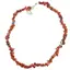 Colier pietre neuniforme Carneol, 6-8mm