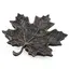 Decoratiune / Suport pentru cristale, model frunza de artar antichizata manual - 15cm