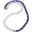 Colier Lapis Lazuli si Piatra lunii rondele 7mm, Lapis lazuli sfere fatetate 2mm si Hematit auriu