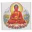 Abtibild sticker Feng Shui cu Amitabha Buddha pe lotus