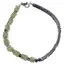 Bratara Peridot discuri 4-5mm si Hematit negru 3mm