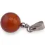 Pandantiv Carneol sfera 10mm si bumb gravat