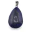 Pandantiv Lapis lazuli lacrima bombata, 32mm