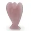 Statueta inger gravat Cuart roz, 10cm