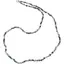 Colier cu sfere fatetate din Mossagat, 3mm