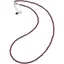 Colier cu sfere fatetate din Zircon grena, 3mm