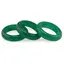 Inel circular din Agat verde tratat, 17-19mm