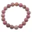 Bratara Rodonit roz sfere 10mm