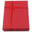 Cutie pentru cadou dreptunghiulara rosie, mare - 16x12cm