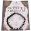 Bratara pentru PROTECTIE ABSOLUTA cu cristale naturale si Argint 925, 6mm