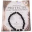 Bratara pentru PROTECTIE ELECTROMAGNETICA cu cristale naturale si Argint 925, 6mm