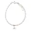 Bratara Perle de cultura albe lunguiete si charm stea din argint 925