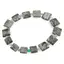Bratara unicat Serafinit patratele 10-12mm si Mix cristale sfere 4mm, M10