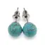 Cercei cu surub Turcoaz sfere 8mm
