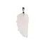 Pandantiv aripa de inger din Cuart roz, 43mm