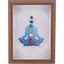 Tablou decorativ cu cristale pentru echilibrarea chakrelor cu mandala, 20cm
