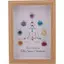 Tablou decorativ cu cristale The Seven Chakras, 20cm