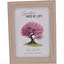 Tablou decorativ cu Pomul Vietii cu cristale de Cuart roz - 20,5cm