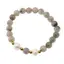 Bratara pe elastic Perle de cultura, bumbi aurii si Labradorit sfere 8mm