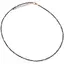 Colier Lapis lazuli si Granat hessonit sfere microfatetate 2mm cu inox auriu