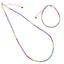 Set bratara si colier Zirconii A+ multicolore 3mm