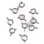 Accesorii din inox - inchizatori carabina pentru bijuterii, 12mm - set 10 buc