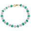 Bratara Onix verde si Ametist lavanda rondele 6mm si sfere 3mm