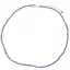 Colier Lapis lazuli sfere microfatetate 2mm