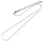 Lantisor din inox argintiu model snur, 40cm