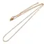 Lantisor din inox auriu model zale, 40cm