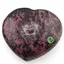 Inima unicat din Rodonit B3, 9,5cm