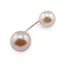 Brosa / Accesoriu cu perle roz, 10-11mm
