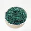 Cristale chips din malachit, pietre neregulate 7-9 mm, punga 100 g