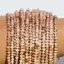 Sirag opal roz discuri fatetate 4mm, 33cm