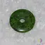 Agat verde colorat piatra PI donut 35mm