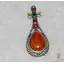 Brosa / Pandantiv mandolina carneol