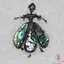 Brosa printesa scoica abalone