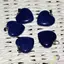 Pandantiv inima agat bleumarin 20mm