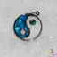 Pandantiv Yin Yang sidef si abalone 24mm