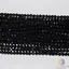 Sirag spinel negru discuri fatetate 4mm, 33cm