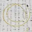 Colier opal galben deschis pietre micro fatetate 2mm si argint 925