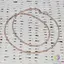 Colier rodocrozit pietre micro fatetate 2mm si argint 925